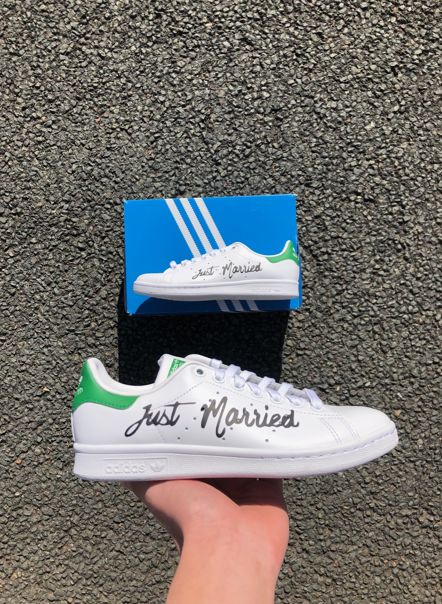 photo Adidas Stan Smith "Just Married"